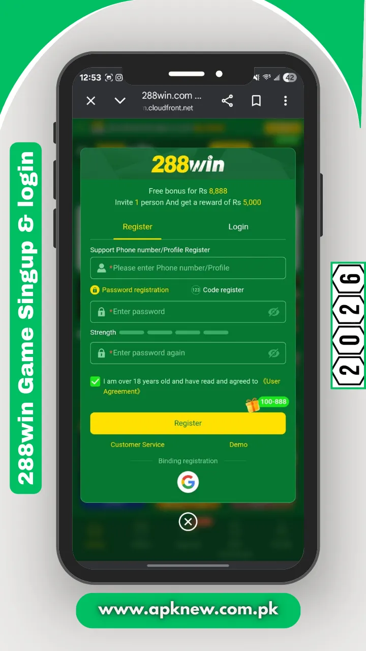 288 Win login