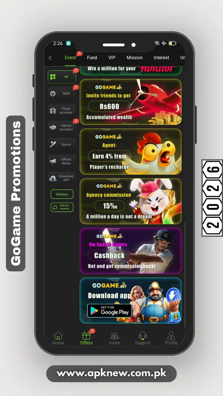 gogame bonus